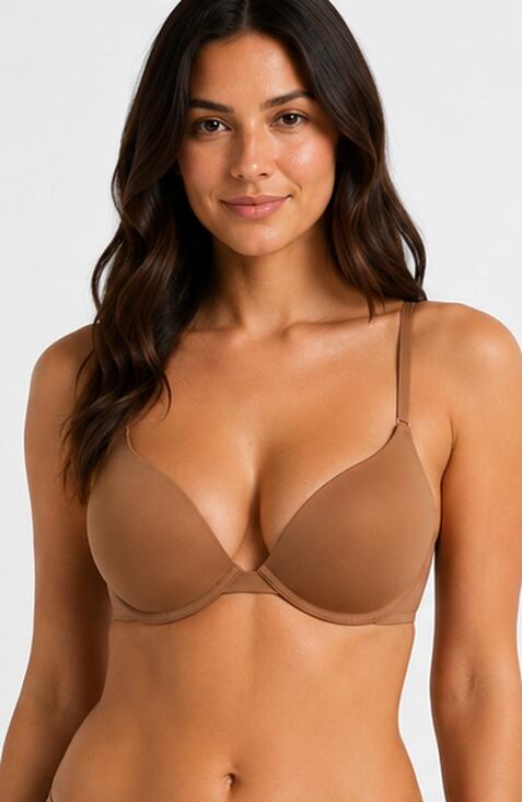 SKIMS Other - SKIMS Ultimate Push-Up Plunge Bra Sienna Women's 34D NWT